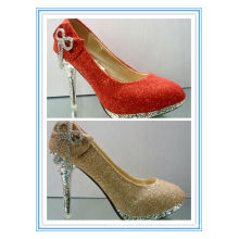 Preciosa venta caliente Bow Red Zapatos de boda de tacón alto (WS-5016)